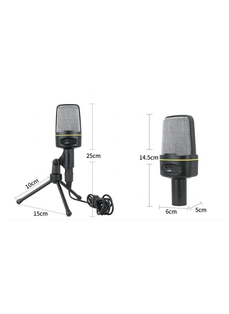 Cool Baby - COOLBABY Computer Microphone With Tripod Stand Pop Filter For Gaming Streaming Media Podcasts Compatible With Laptop Desktop - Image 1