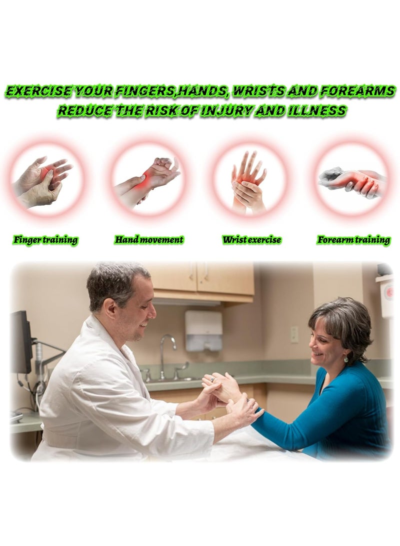 Goolsky Finger-Strengthening Silicone And Stretch Bands with Wrist Support - Perfect for Hand Muscle Workouts And Grip Training. - Image 4