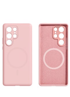 Silicone Samsung Galaxy S23 Ultra Genuine Silicone Phone Case, Pink 