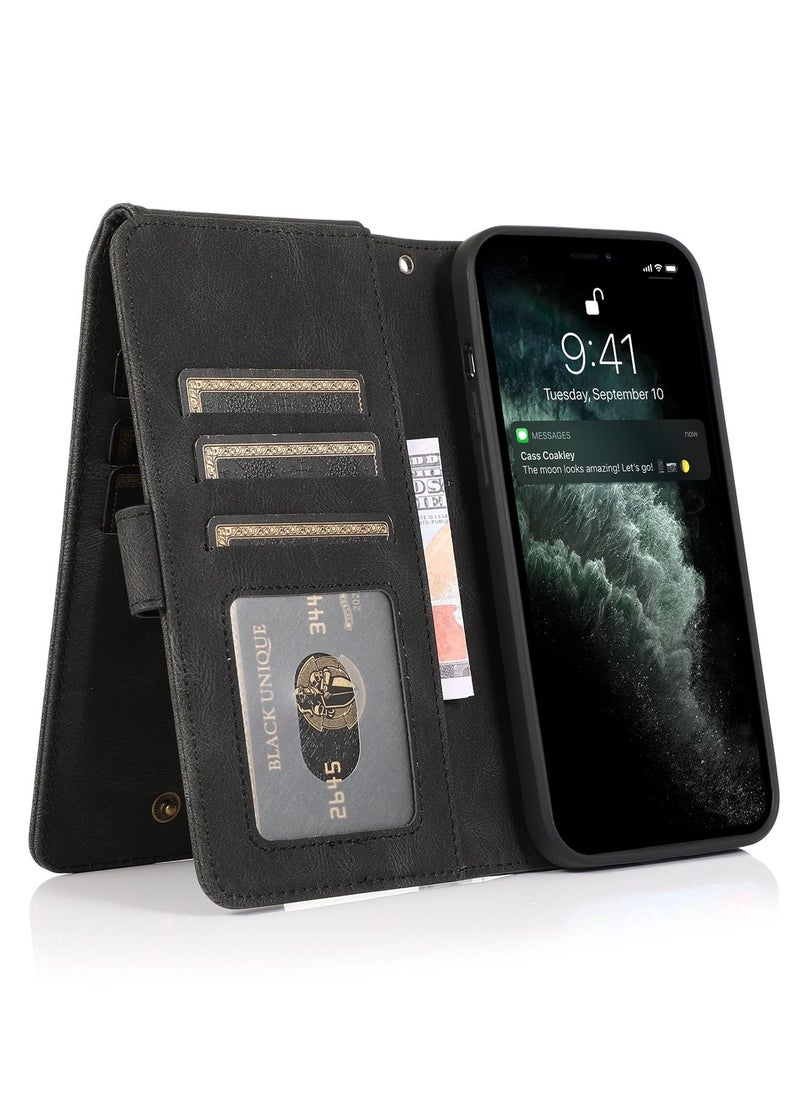 Suteni - Flip Cover Protective Leather Case for iPhone - Image 1