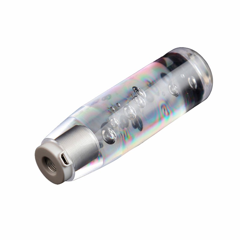 Gear Shift Knob 15cm Crystal Style RGB LED Light - Easy To Install Premium Quality for Most Manual Automatic Vehicle Car Interior - Image 1
