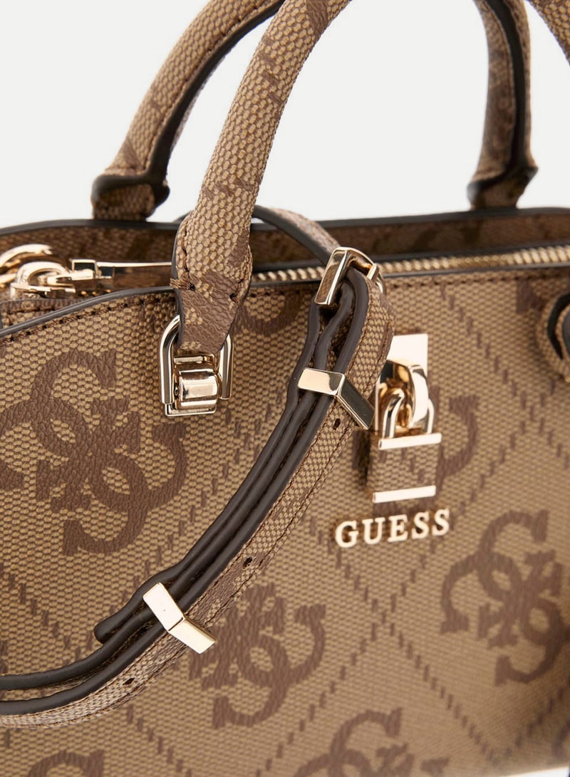 GUESS Queensland Mini Satchel Bag - Image 5