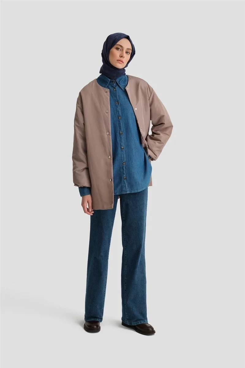 ARMINE جاكيت بومبر فيبر Seamless 24KD7521 Mink
