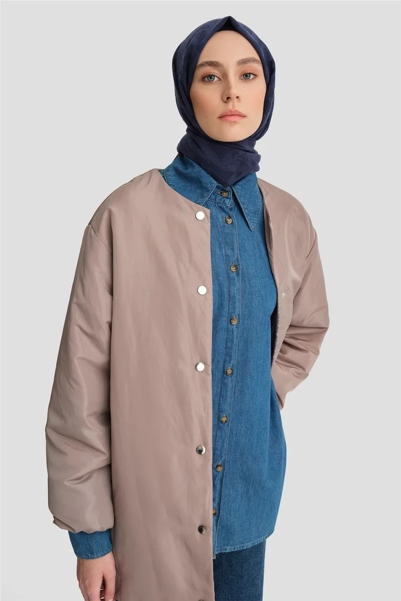 ARMINE جاكيت بومبر فيبر Seamless 24KD7521 Mink