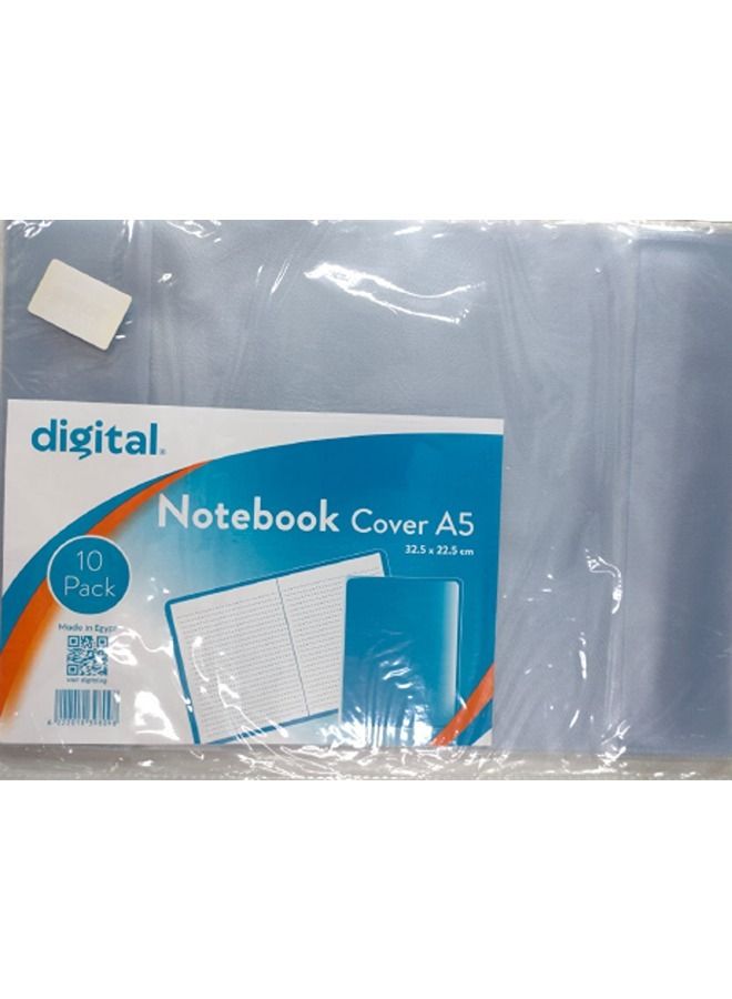 Notebook cover clear A5 - 10 PCs