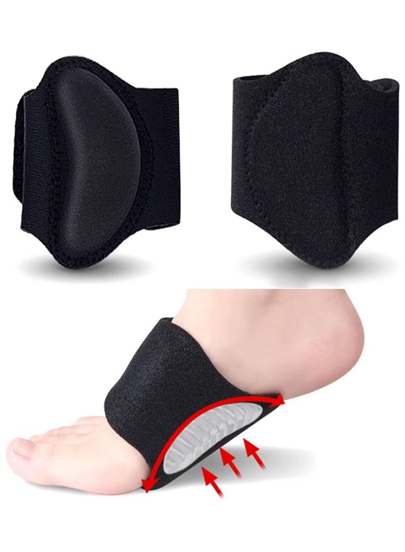 Orthotic Arch Support Plantar Fasciitis Relief Arch Support Brace Foot Pain Relief Flat Feet Insoles Gel Arch Support Cushions Flat Feet Support Orthopedic Foot Care Gel Pads - Image 2