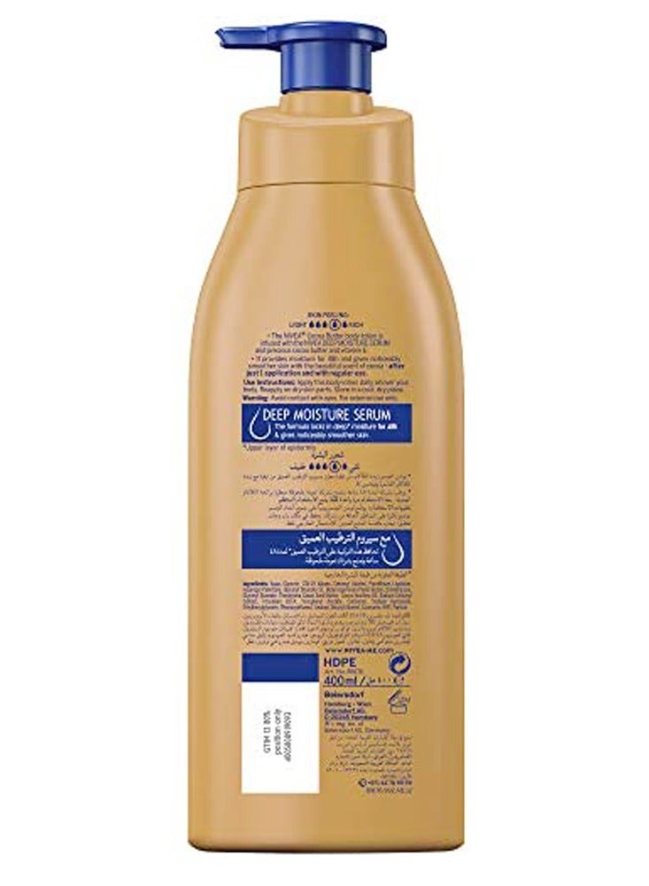 Nivea Cocoa Butter Body Lotion With Deep Moisture Serum 400ml - Image 4