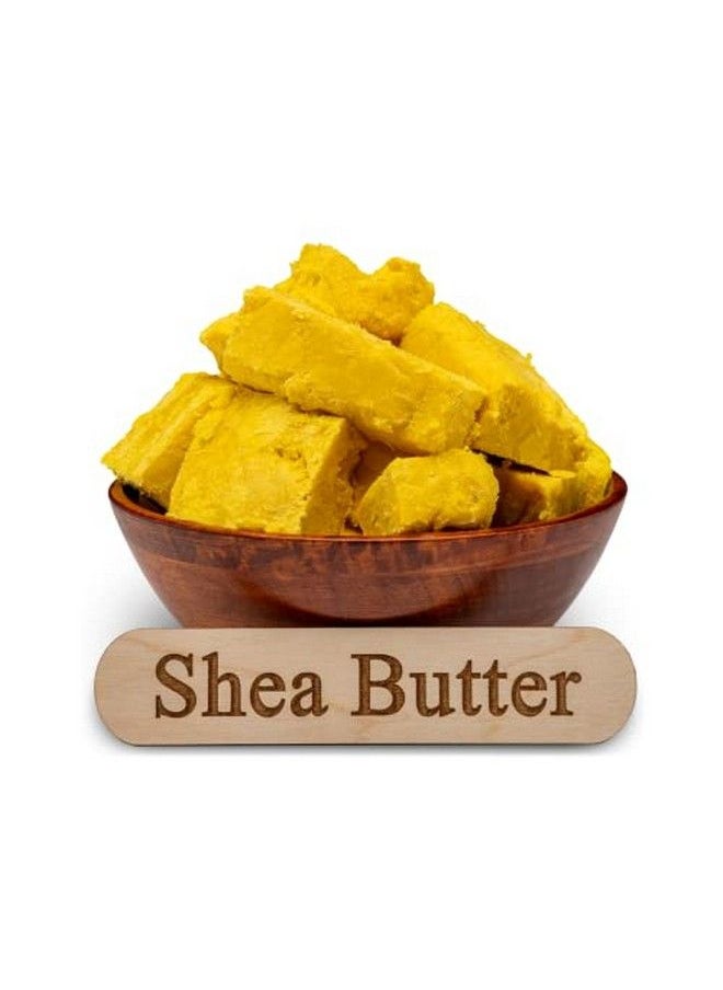 Plant Guru - Raw African Shea Butter 3 Lbs. Bulk 100% Pure Natural Unrefined Yellow Grade A Ideal Moisturizer For Dry Skin Body Face And Hair Growth. Great For Diy Soap And Lip Balm Making. - Image 1
