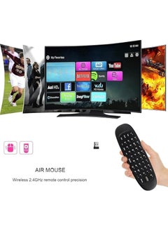 HuHa Tv Remote Replacement Compatible With Universal TV Remote Control, Wireless Air Mouse With Keyboard for Smart TV, Set-Top Box, media player  - Image 3