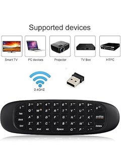 HuHa Tv Remote Replacement Compatible With Universal TV Remote Control, Wireless Air Mouse With Keyboard for Smart TV, Set-Top Box, media player  - Image 4