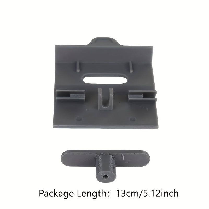 Grey Fridge Door Latch Catch Replacement For Dometic Rm7 Series Caravan Rv Refrigerator Camper Door Lock Clip Repair Part Assembly - Image 3