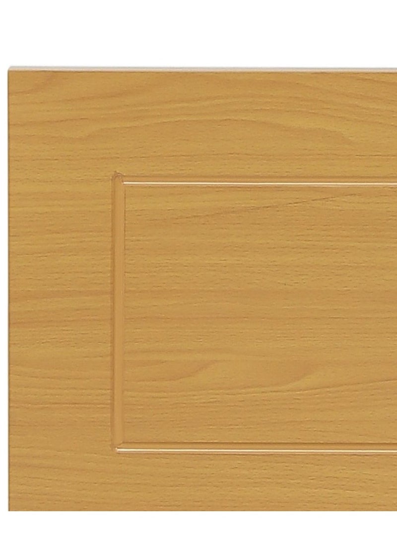 AFT - Elegant Single Bed Frame with MDF Construction - Golden beige Finish, 197 cm Length x 95 cm Width, High Headboard Design for Comfort and Durability. Golden beige (ARFAN) - Image 1