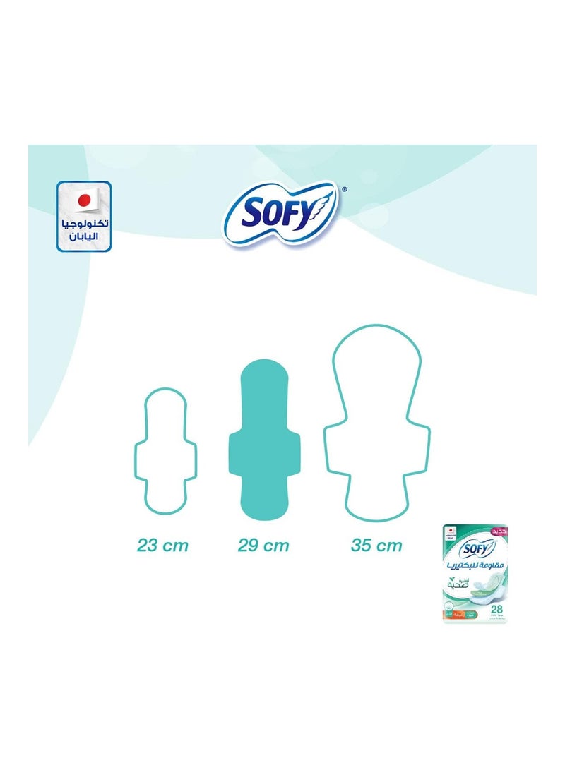 Sofy Slim Anti Bacteria Sanitary Napkin, Large, 29 Cm, 28 Pieces - Image 5