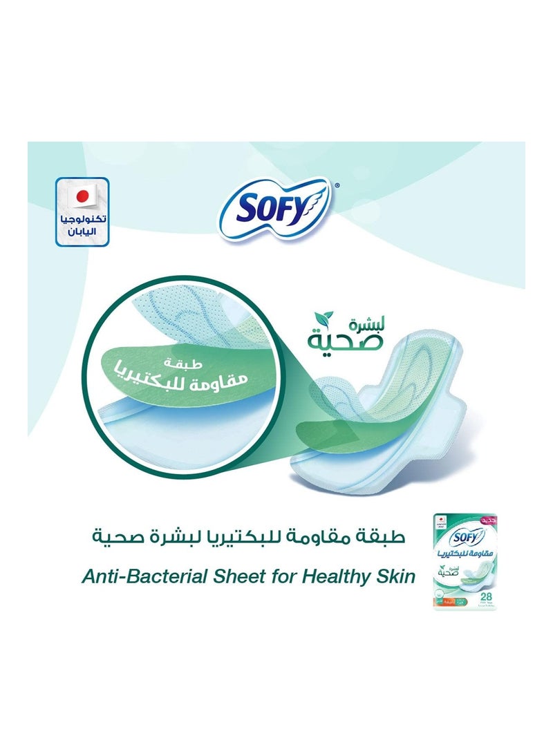 Sofy Slim Anti Bacteria Sanitary Napkin, Large, 29 Cm, 28 Pieces - Image 4