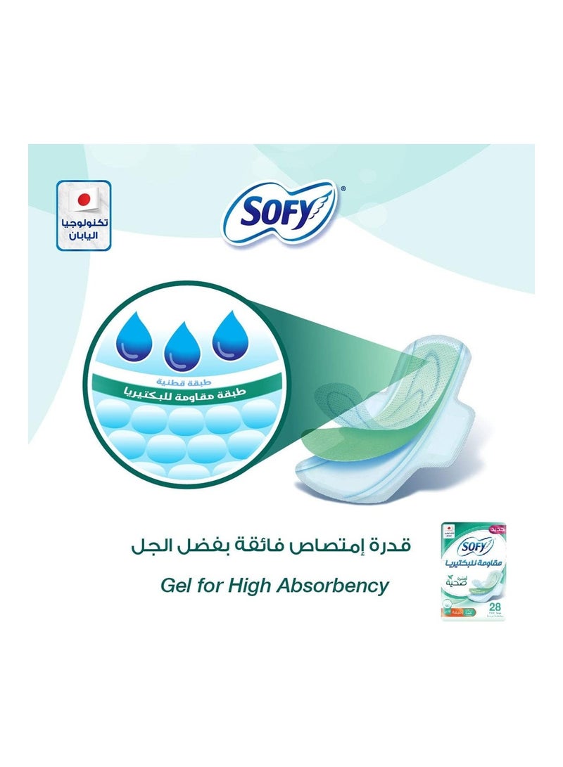 Sofy Slim Anti Bacteria Sanitary Napkin, Large, 29 Cm, 28 Pieces - Image 4