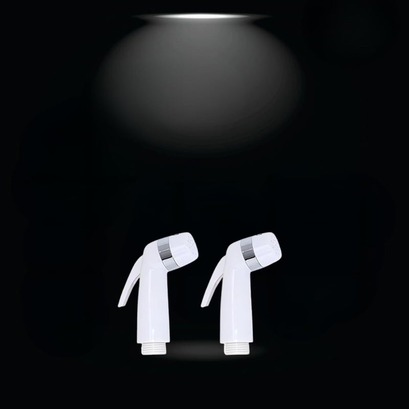 NEW WARE Health Faucet for Bathroom White ABS Body Jet Spray for Toilet Shower Pack of 2 - Image 4