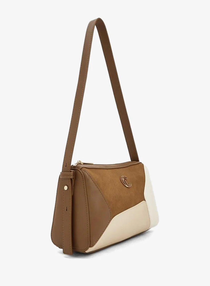 Le Confort MULTICOLOUR Colourblock Crossbody Bag With Zip Closure for Women | Best Price UAE