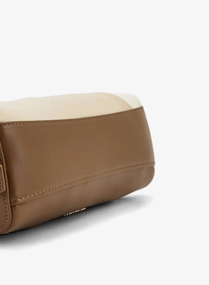 Le Confort MULTICOLOUR Colourblock Crossbody Bag With Zip Closure for Women | Best Price UAE