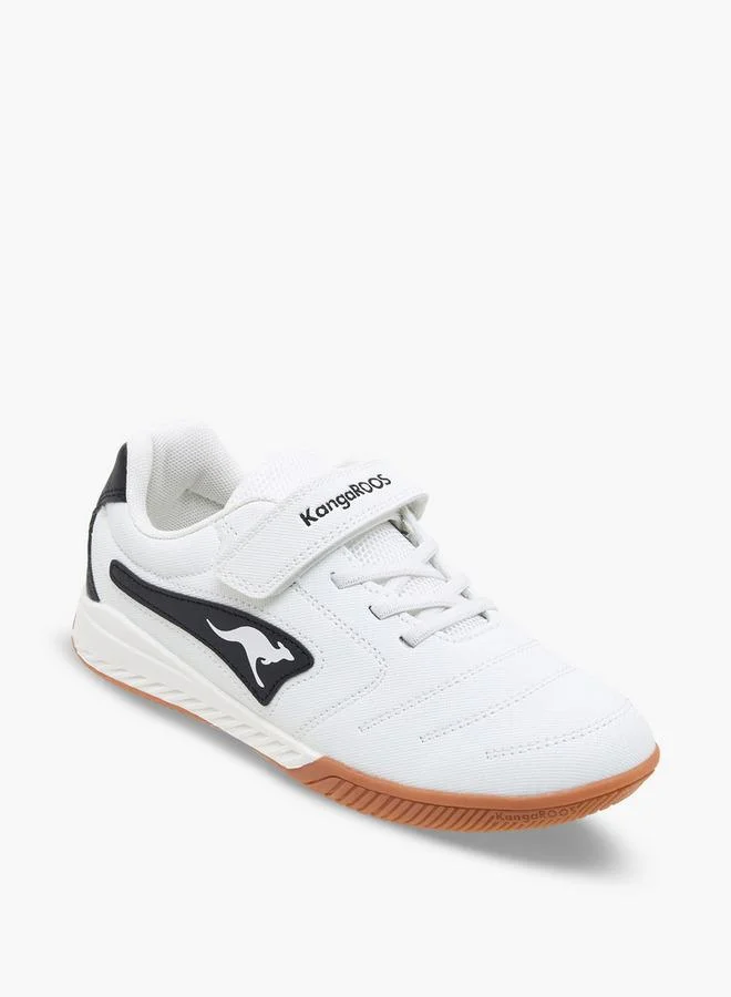 kangaROOS WHITE Boys Hook & Loop Sports Shoes for Men | Best Price UAE