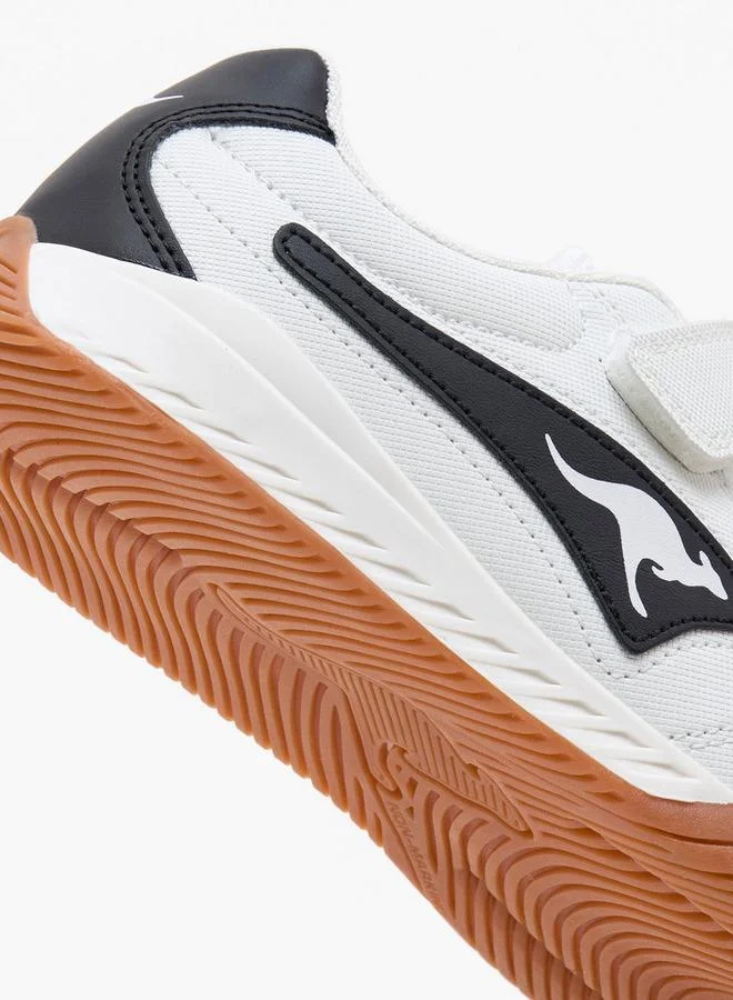kangaROOS WHITE Boys Hook & Loop Sports Shoes for Men | Best Price UAE
