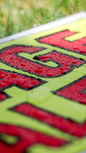 Sunburst Systems 3908 Double Sided Yard Sale Sign, Fully Assembled with Metal U-Stake, 22" x 14", 10 Pack, Yellow,Red,Black - Image 4