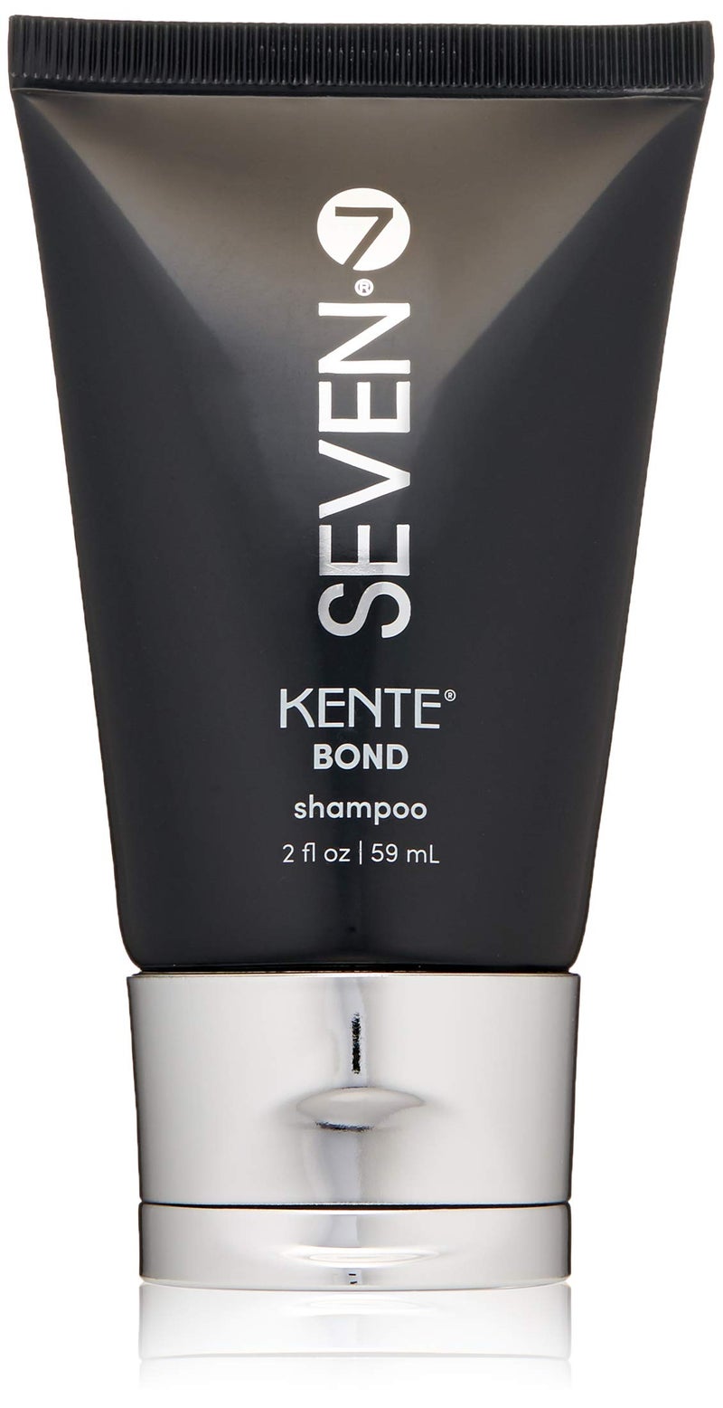SEVEN Haircare KENTE BOND Shampoo for Split Ends Damaged Hair Sulfate Free Cruelty Free with Green Tea Guar Pro Vitamin B5 for Men Women Made in USA 2 oz