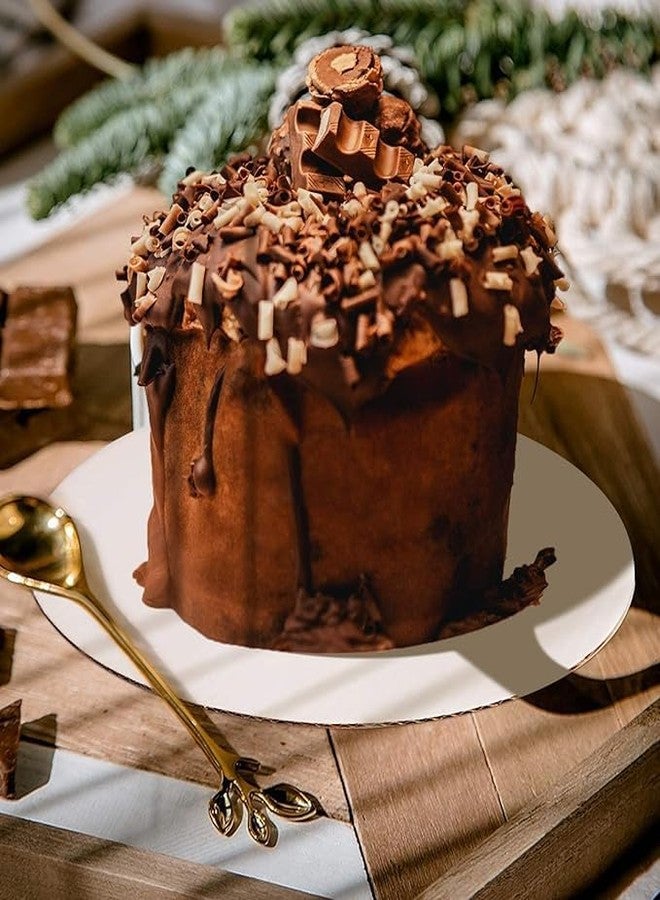 BAKERS 4U قاعدة تقديم كيك دائرية بيضاء من خشب MDF من BAKERS 4U، مقاس 12 بوصة، عبوة من 20 قطعة - Image 4