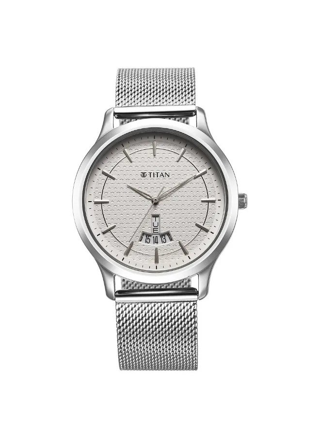 TITAN Men's Analog Round Shape Stainless Steel Wrist Watch - 1825SM10 - 47.3 Mm  - Image 1