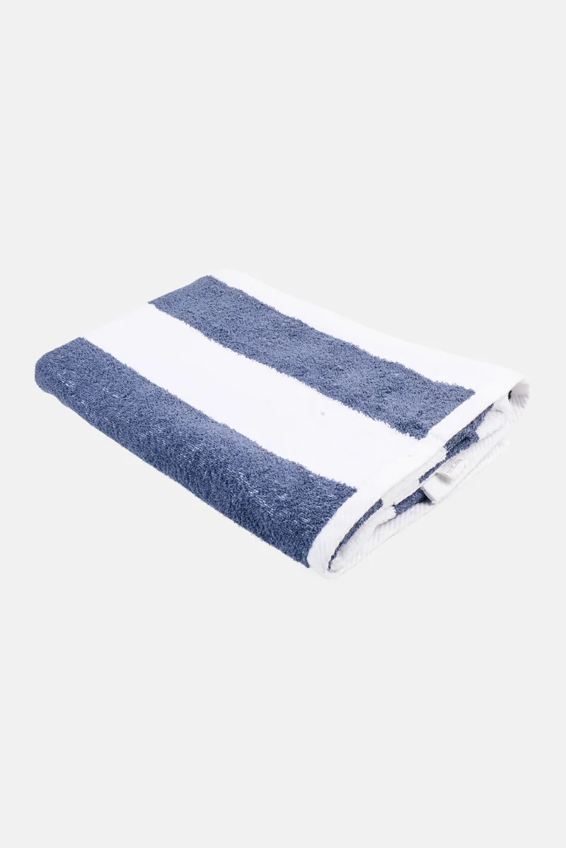 موي موتشو Textured Cotton Bath Towels 70 x 140 cm, White