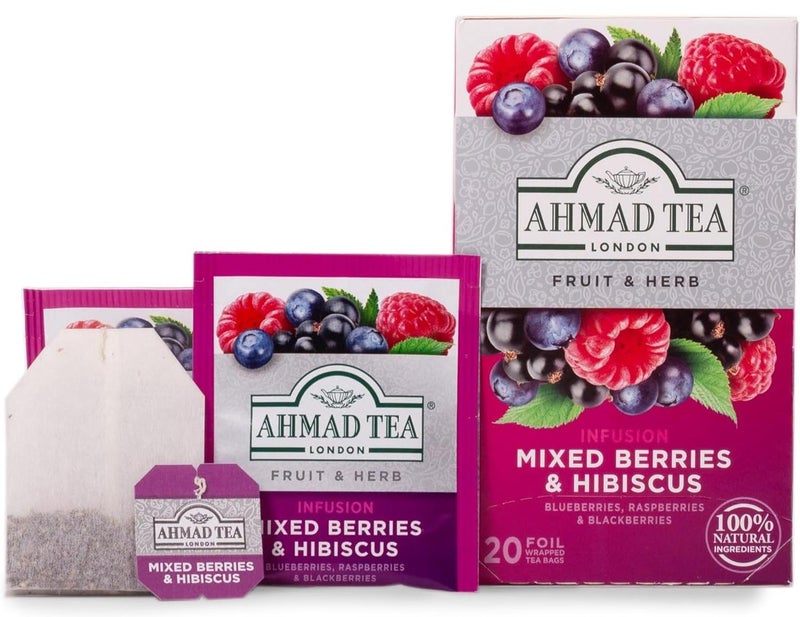 Ahmad Tea Mixed Berries - Hibiscus 20 Foil - Image 1