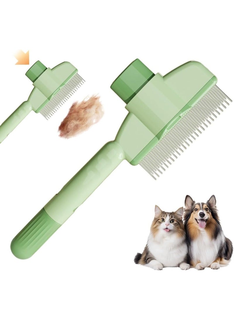 مشط لإزالة شعر الحيوانات الأليفة ومشط للبراغيث، فرشاة للقطط للشعر القصير والطويل ومشط شعر القطط، مستلزمات العناية بالقطط ( قطعة واحدة) - Image 1