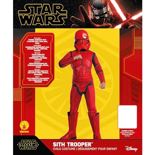 Rubies Star Wars The Rise of Skywalker Deluxe Sith Trooper Children's Costume, Medium - Image 4