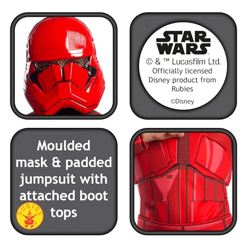 Rubies Star Wars The Rise of Skywalker Deluxe Sith Trooper Children's Costume, Medium - Image 3