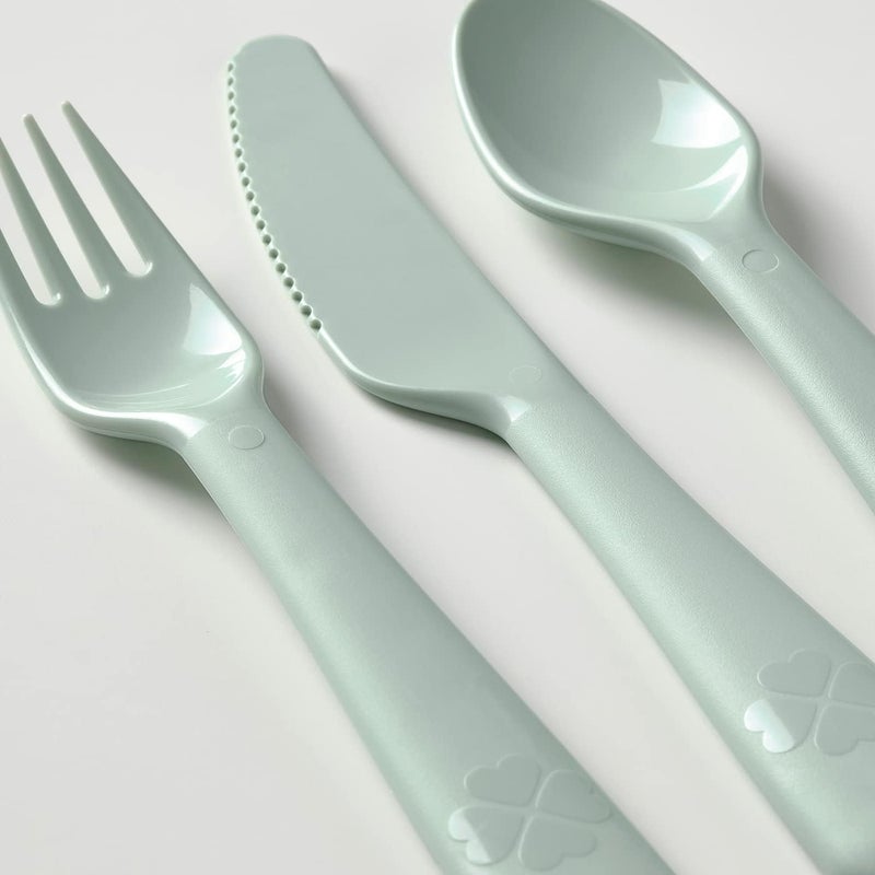 18-Piece Baby/Toddler Cutlery Set in Pastel Colors - Image 2