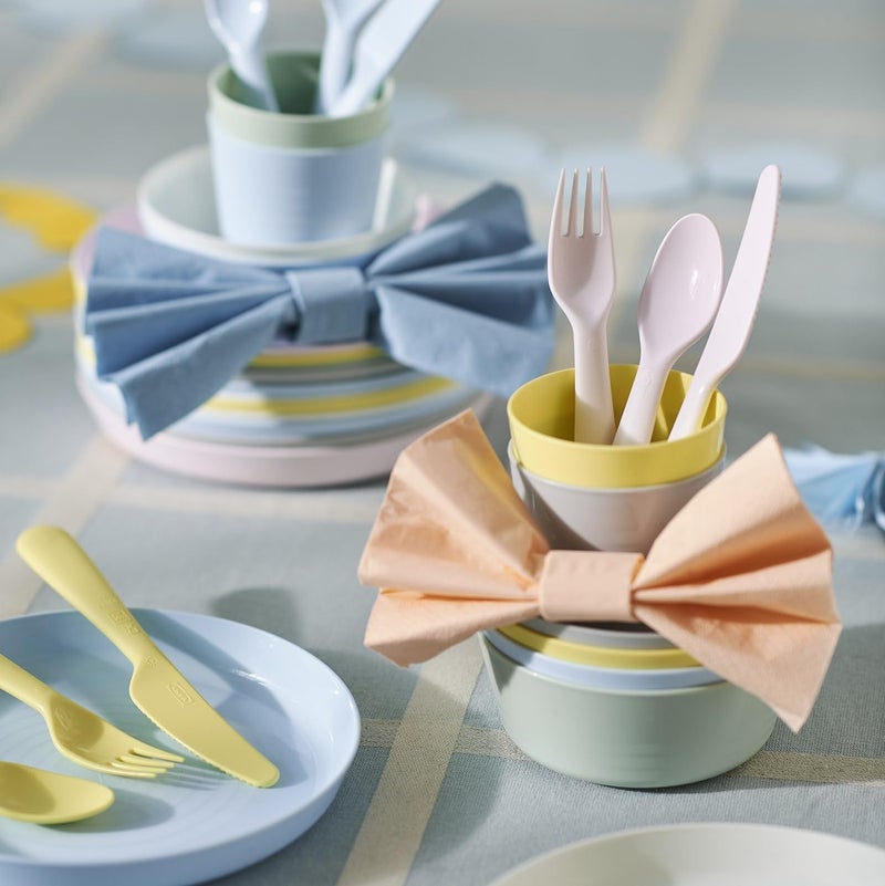 18-Piece Baby/Toddler Cutlery Set in Pastel Colors - Image 3