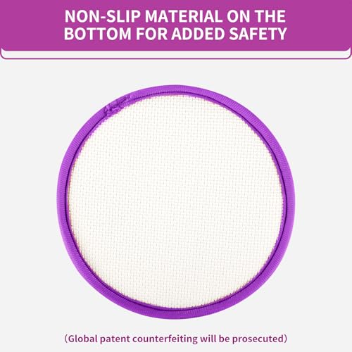 ECOESPTI Yoga Knee Pad, 1.57 Inch Thick, Memory Foam and EPE Foam, for Knees Elbows Wrist Hands Head Yoga Pilates Work Out Kneeling Pad, Exercise Mat 2 purple - Image 4