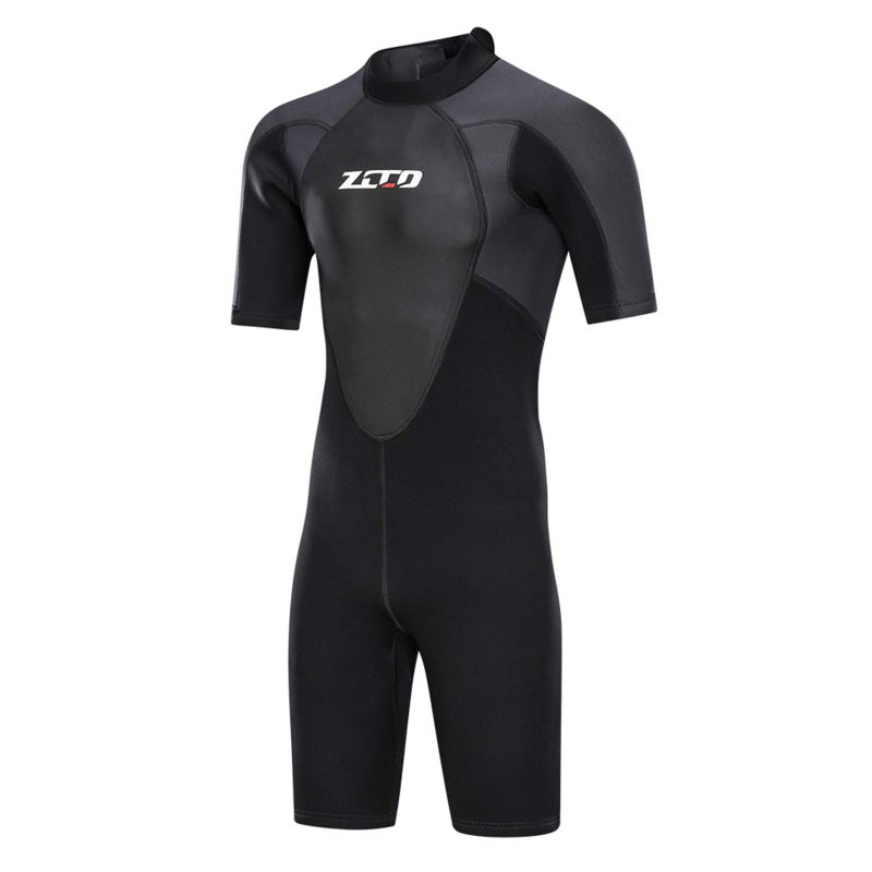 ZCCO Shorty Wetsuit Men's 3mm Premium Neoprene Full Sleeve for Snorkeling, Surfing,Canoeing,Scuba Diving Suits (3MM,XL) - Image 2