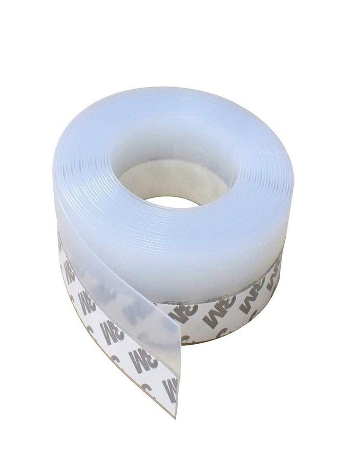 LAVNIK Self-Adhesive Silicone Seal Strip,Door Tape for Seal Bottom Gap Sealer, Door Sealing Strip for Home Bathroom (3 Meter) (1, White) - Image 1