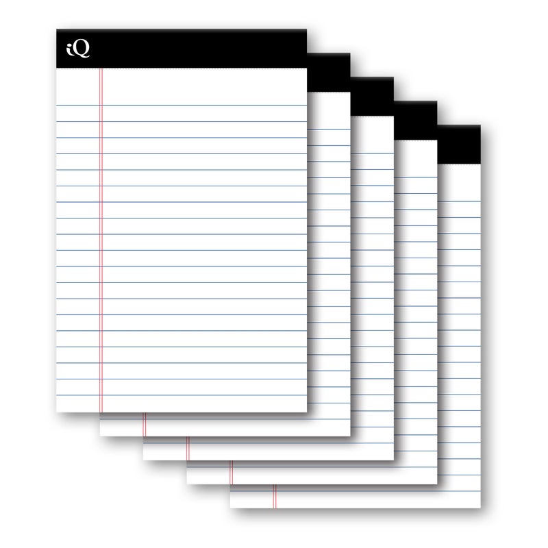 iScholar Junior White Legal Pad, 5 Pack (65805) - Image 4