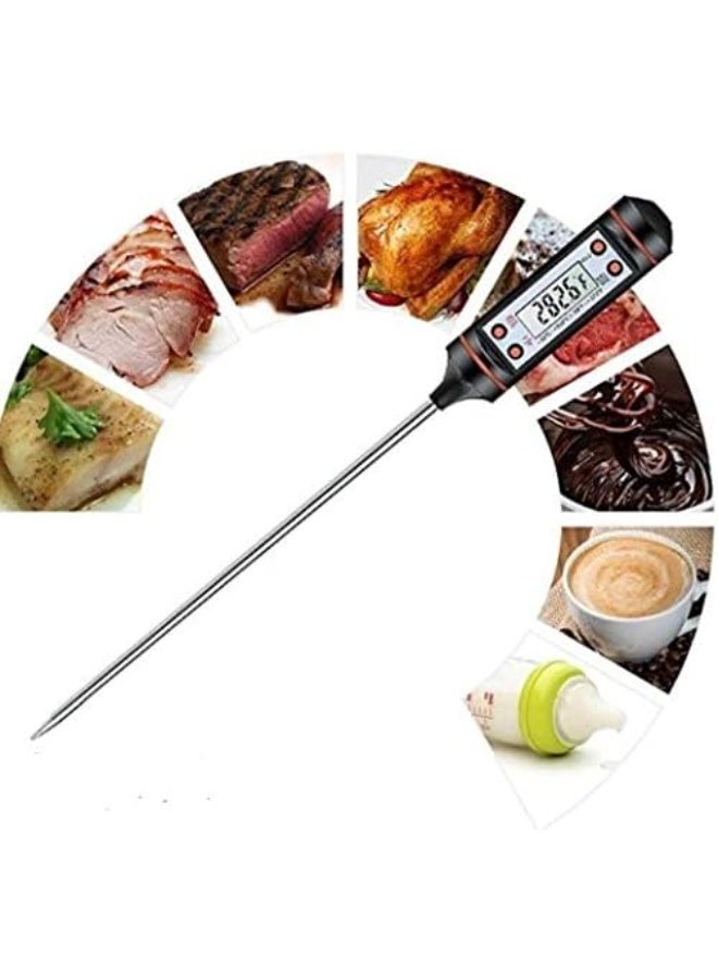 Digital food thermometer – for easily and safely measuring the temperature of poultry, meat, fish, and beverages with high accuracy. - Image 4
