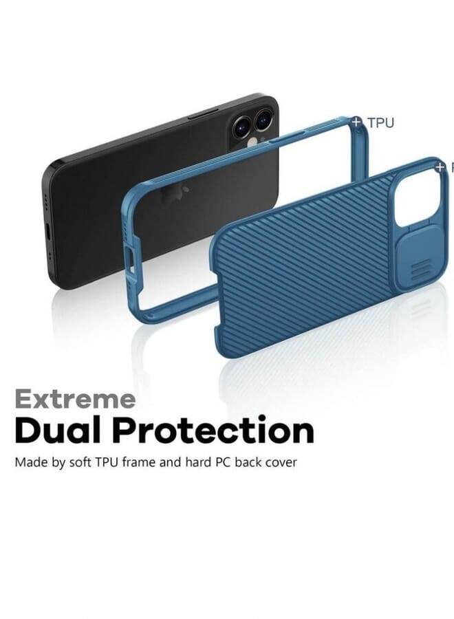 Nillkin Protective Case Cover For Apple Iphone 12 Blue - Image 2
