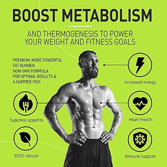 NUTRAMODE مكمل مستخلص الشاي الأخضر الفاخر لحرق الدهون مع EGCG - مثبط شهية طبيعي - حبوب نظام غذائي لفقدان الوزن الصحي تعمل بسرعة للنساء والرجال - معزز الأيض للتخلص من دهون البطن بسرعة - Image 4