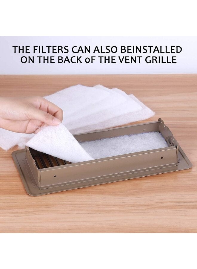 فلتر فتحة التهوية، 12 بوصة × 12 بوصة، فلاتر تهوية ورقية مضادة للغبار، فلتر تهوية مكيف الهواء، فلتر بديل لتحسين جودة الهواء لنظام التدفئة والتهوية وتكييف الهواء ومدخل التدفئة - Image 2