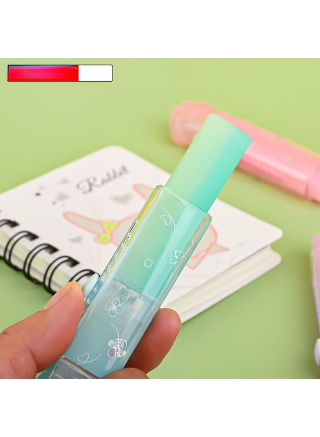 TwinGo Manufacturers Creative Push-pull Rubber Jelly Gradient Color Push Pen Eraser Clean Operation Special - Image 4