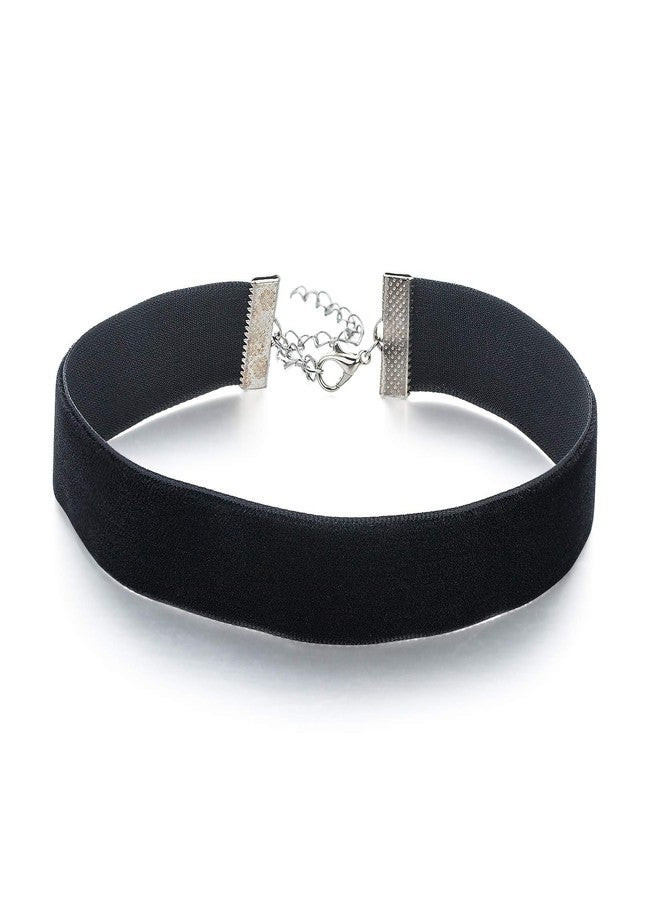 AnalysisyLove Gothic Black Velvet Choker Necklace for Women, Valentines Day Birthday Gifts, Halloween Cosplay Jewelry - Image 1