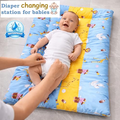 Infantbond New Born Baby Cotton Baby Bed | Godari | Toddlers Bed | Baby Bedding |Baby Mattress | Cradle Bed | Multi-Color | Pack of 5 (0-8 Months)(SPRIAL)(Colour May Vary) - Image 2