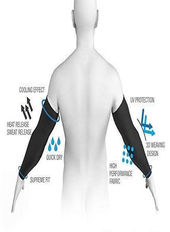 DipNish Arm Sleeve For Cricket Tubular Cricket Sleeve UV Protection Arm Sleeves For Boys & Girls Sun Protection Sleeves for Men Arm Sleeves for Women 5M Roll (Black) - Image 5
