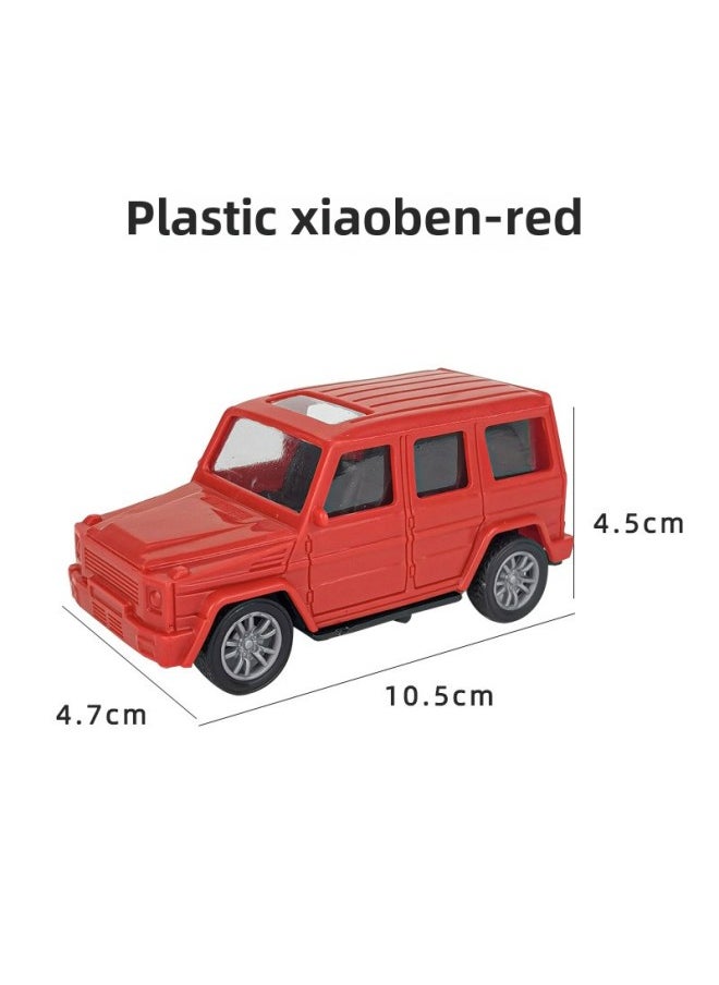 Simulation Car Birthday Cake Decoration Rush G Off-road Model Children's Toy Baking Decoration Exclusive-Color:Small Ben Black-bag  - Image 5