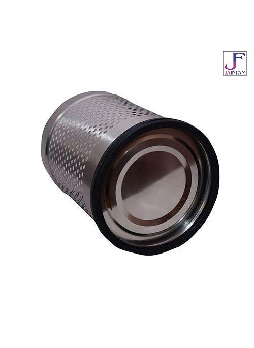 JAINFAM JAINFAM Stainless Steel Perforated Open DUSTBINGarbage BIN Set of 3 SmallMediumLarge 5LTR 7x10 11LTR 8x12 and 18LTR 10x14  - Image 4