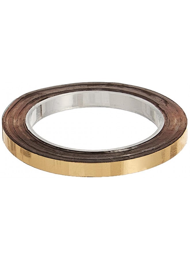 Chartpak Graphic Art Tape, 1/8 W x 324 L Inches, Gold Mylar Metallic, 1 Roll (BG12509) - Image 1